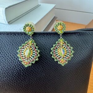 MIGUEL ASEs green earrings